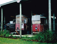 Trammy & Timmy in Shed